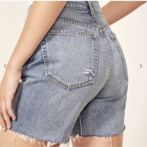 REFORMATION Distrssed Jeans Short Women Size 24 (Run Bigger) Made In USA